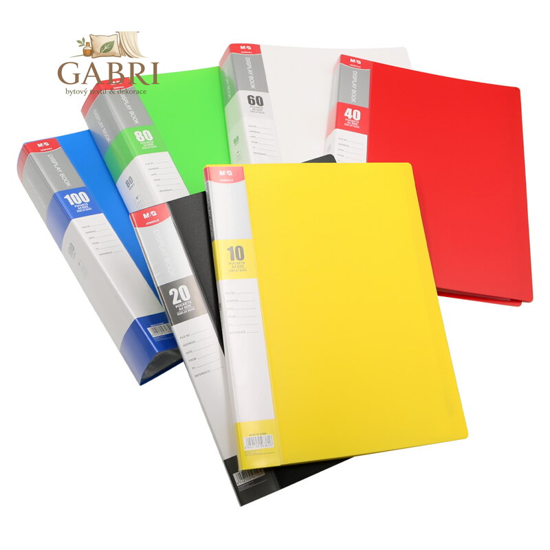 Katalogová kniha A4 / 80 stran M&G (mix barev)