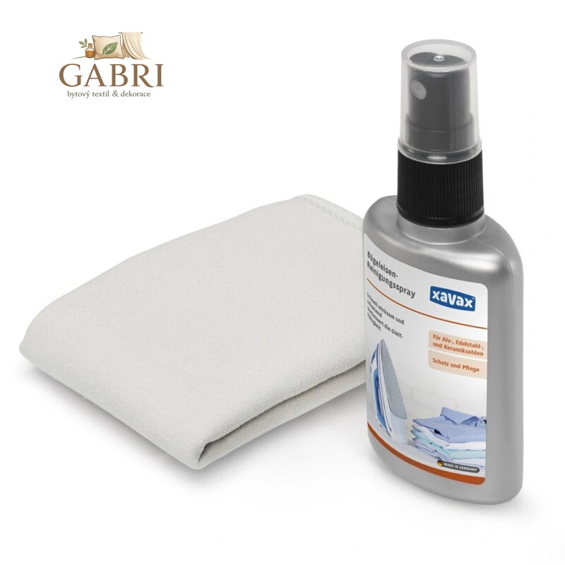 Xavax čistící sprej na žehličku 50 ml, včetně utěrky z mikrovlákna