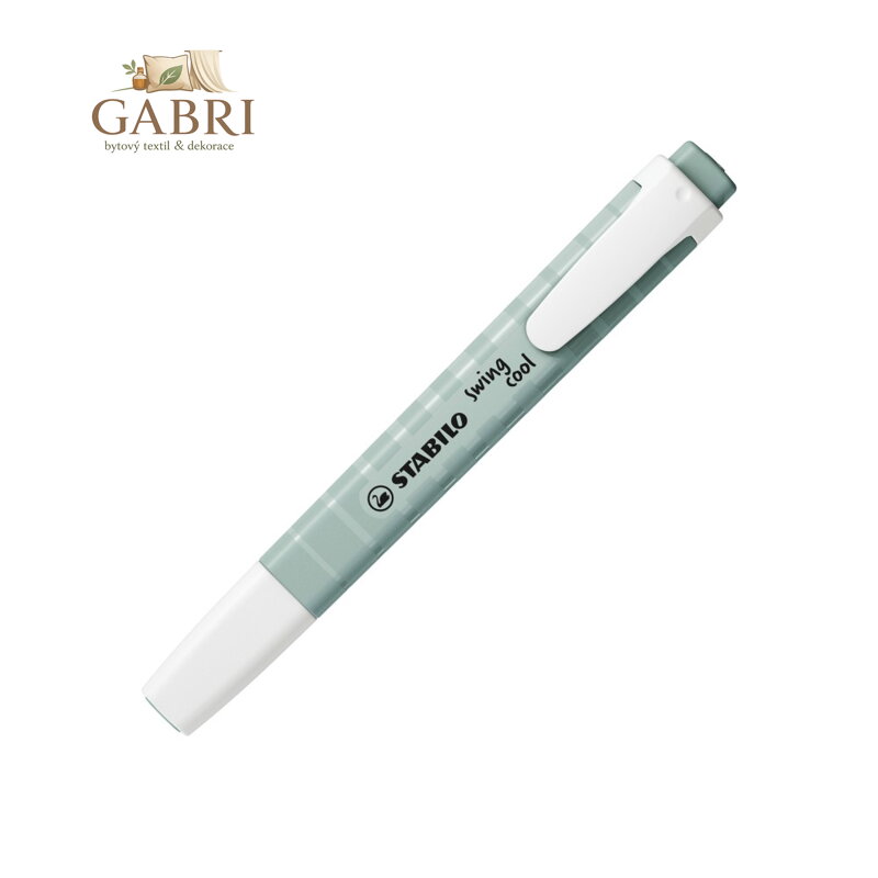 Zvýrazňovač - STABILO swing cool NatureCOLORS - zemitá zelená