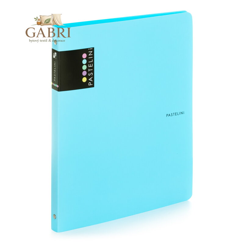 Pořadač PP A5 4kr. PASTELINI modrá