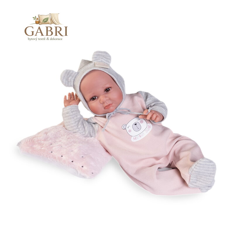 Novorozená panenka Luca s aplikací svítící ve tmě, 42 cm