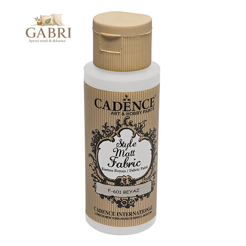 Textilní barva Cadence, Matt, bílá, 59 ml