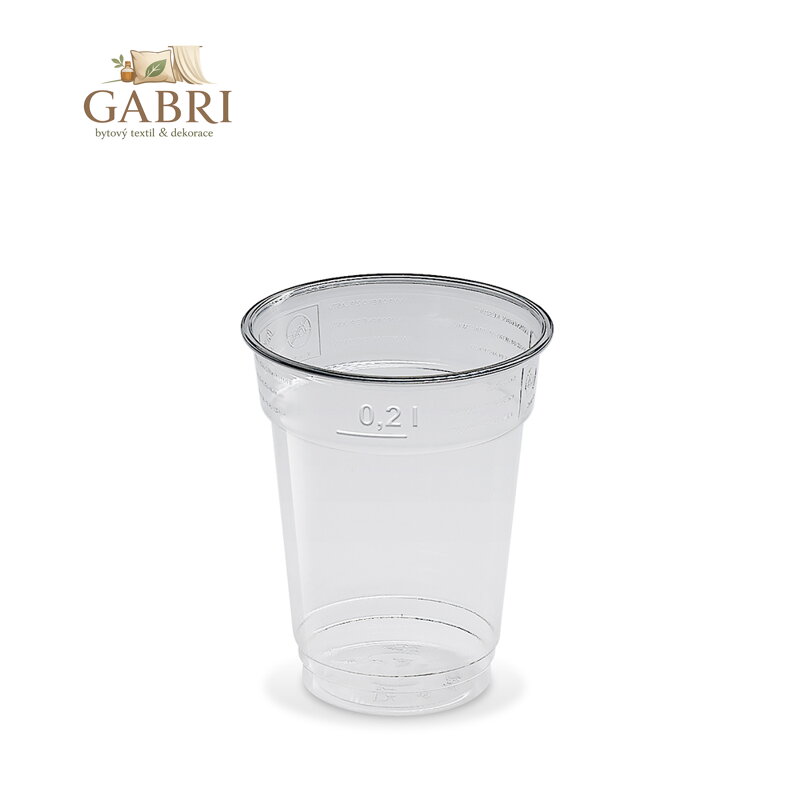 Kelímek z PET 0,2 l (O 78 mm) [50 ks]