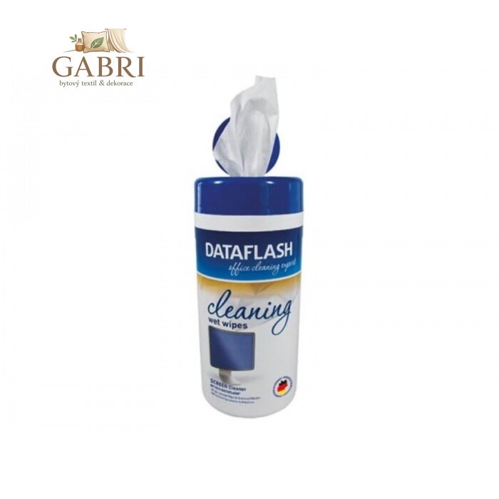 Čistící utěrky na obrazovky DF1513 v plastovém obalu (100 ks)