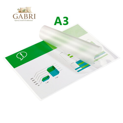 Laminovací fólie GBC - lesklé A3, 80 µm (100 ks)