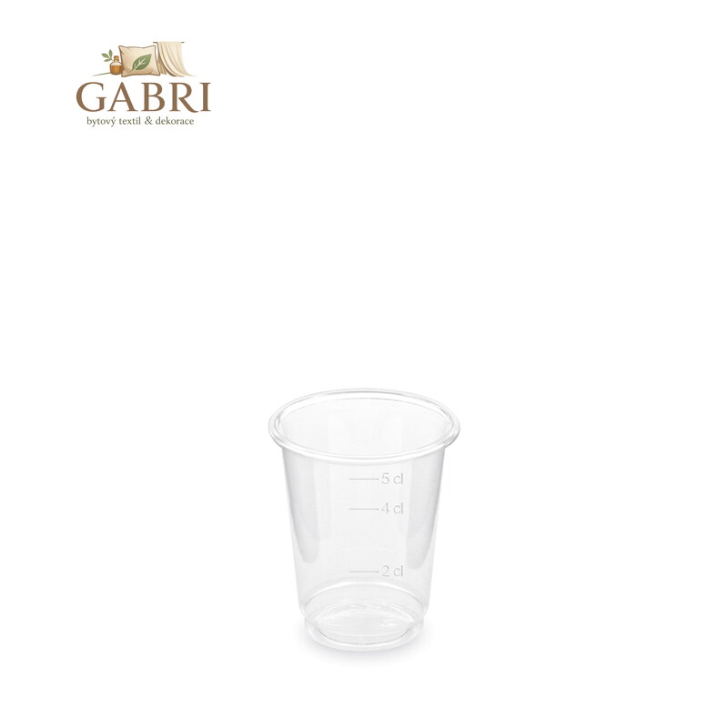Kelímky číre PET 5cl /40ks/