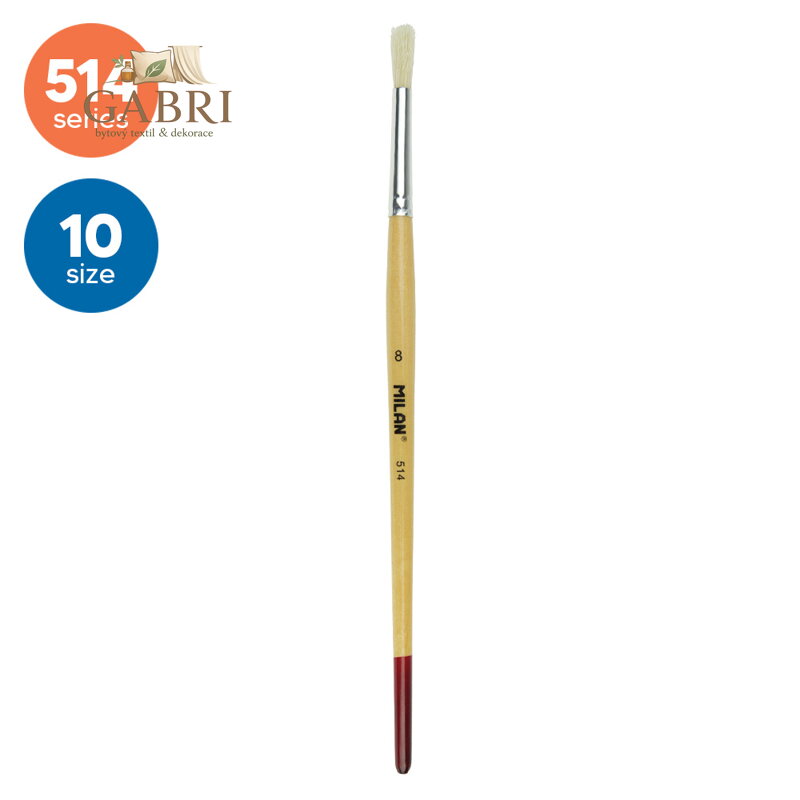 Štětec kulatý MILAN č. 10 - 514