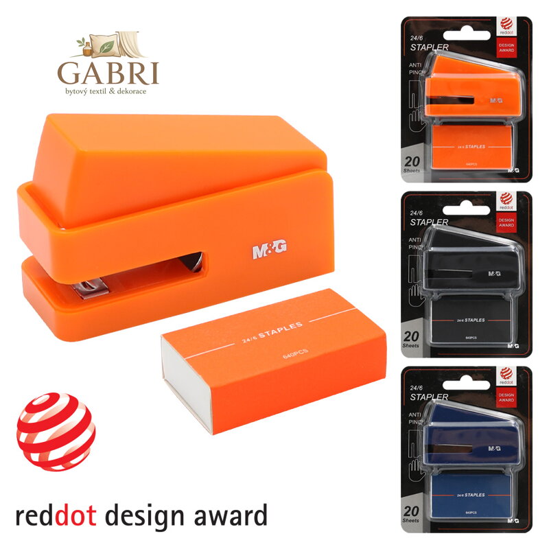 Sešívačka Anti-pinch M&G mini set (3 barvy)