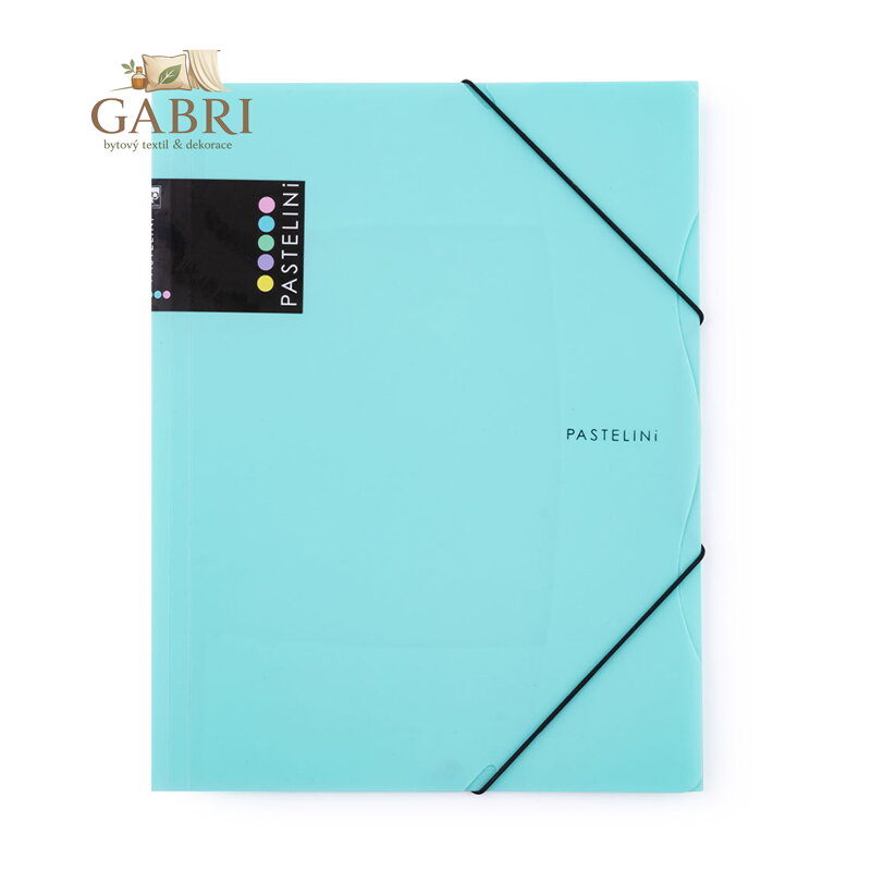 Sloha s gumou A4 PP PASTELINI, zelená