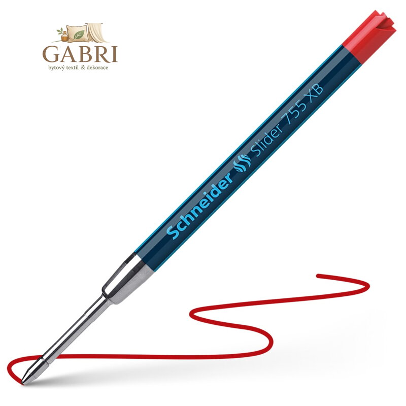 Náplň kuličková Schneider Slider 755 XB - červená