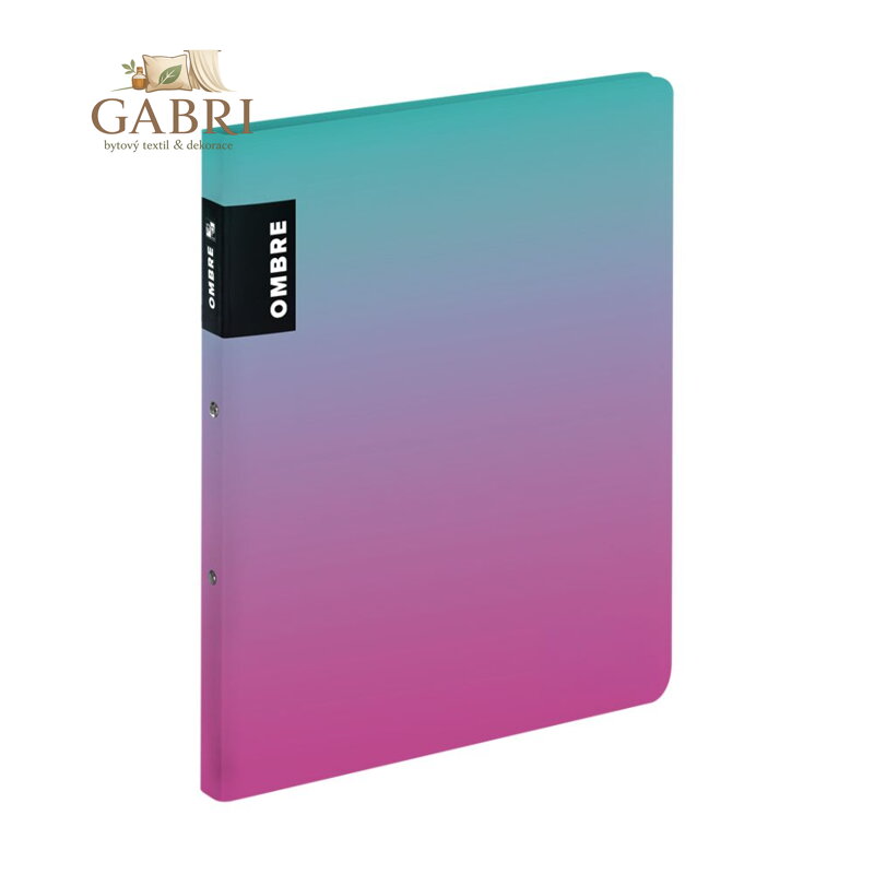 Pořadač PP A4 2kr. OMBRE růžová
