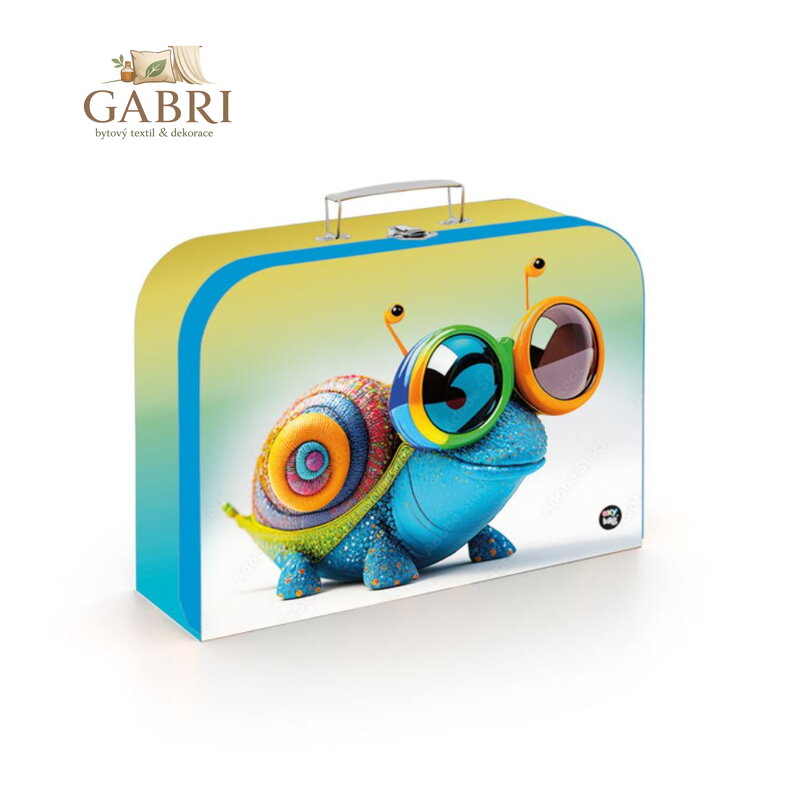 Kufřík lamino 34 cm Šnek