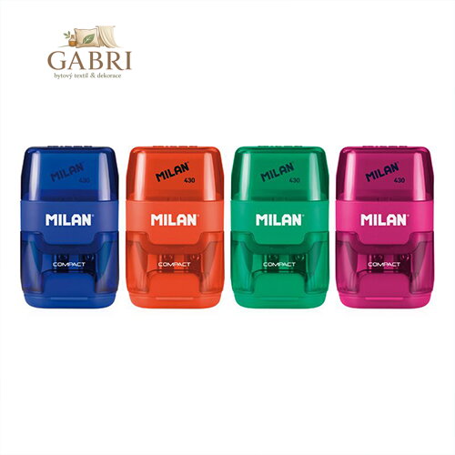 Guma 430 + struhadlo na 2 tužky MILAN COMPACT