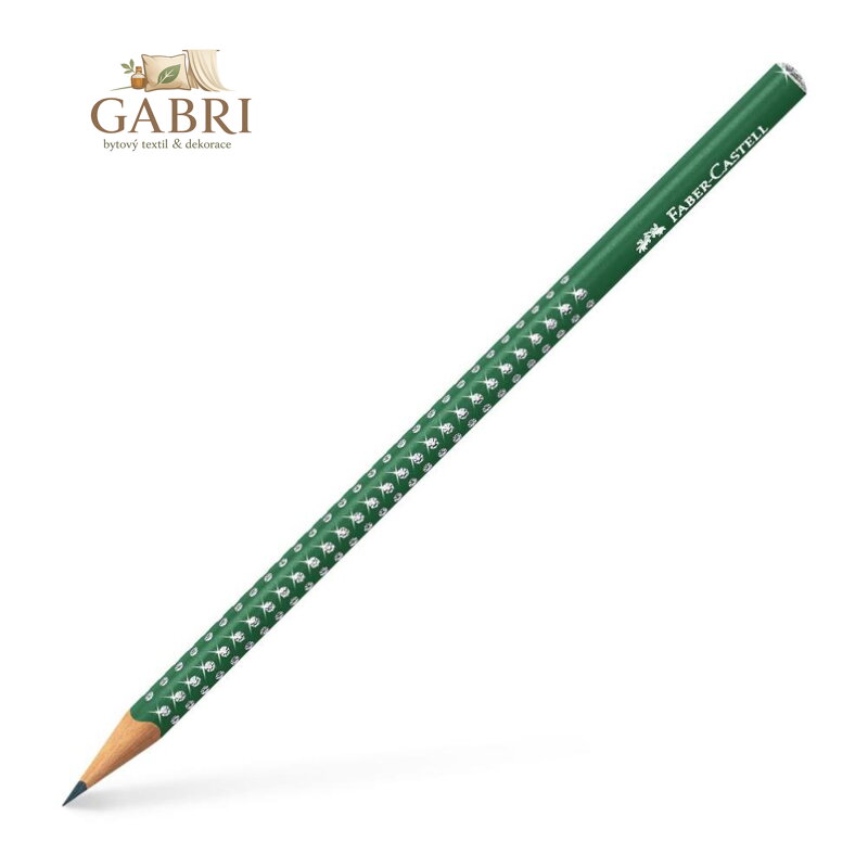 Tužka Faber-Castell Sparkle (B) - tmavě zelená