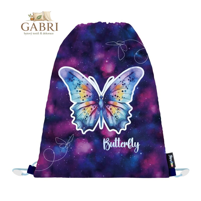 Sáček na cvičky Motýl