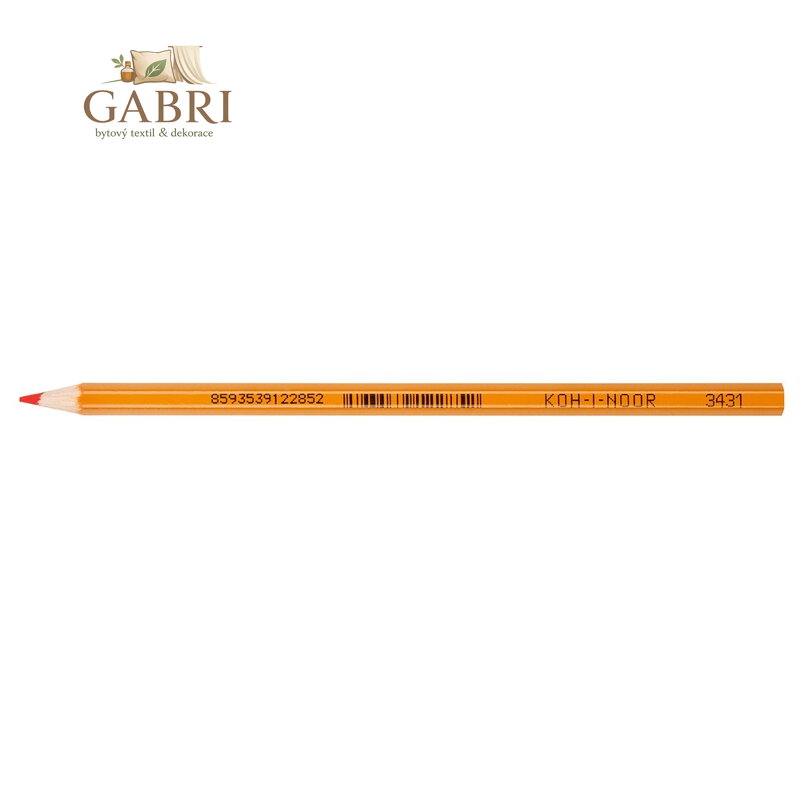 Tužka červená KOH-I-NOOR 3431 /1 ks