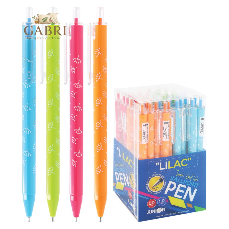 Pero kuličkové Semi-Gel "LILAC" 1,0 mm