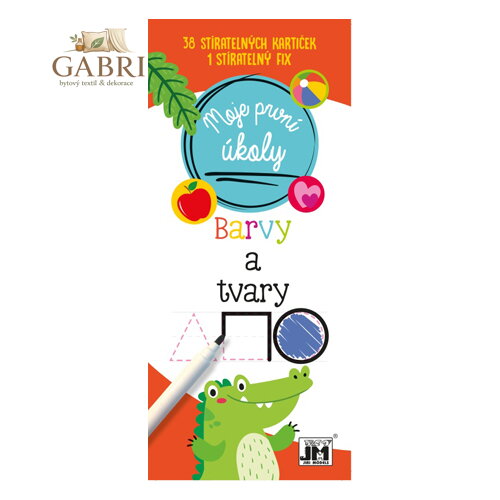 Kreativní knížka JM Moje první úkoly - Barvy a tvary se stíratelný fixem