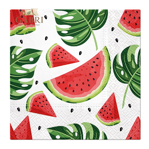 Ubrousky PAW L 33x33cm Tasty Watermelons
