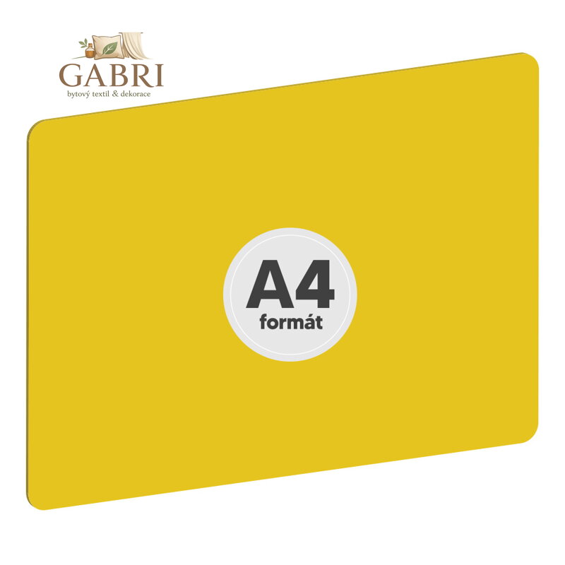 Modelovací podložka na stůl A4 modrá žlutá