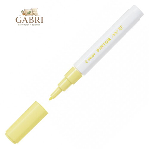 Pintor, PO, Extra Fine, akrylový popisovač pastelová žlutá