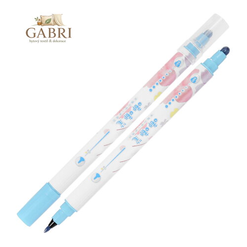 Oboustranný popisovač M&G v peru Sakura, světle-modrý