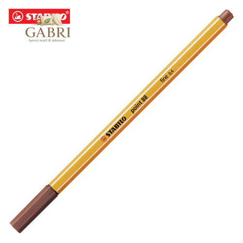 Liner STABILO point 88 sienna