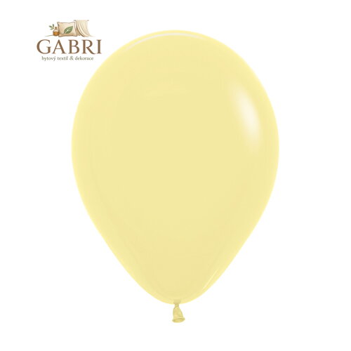 Balón Pastel 25 cm, banánový /100ks/