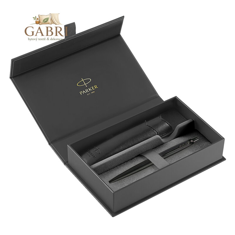 PARKER KULIČKOVÉ PERO JOTTER XL MONOCHROME BLACK BT + PU POUZDRO