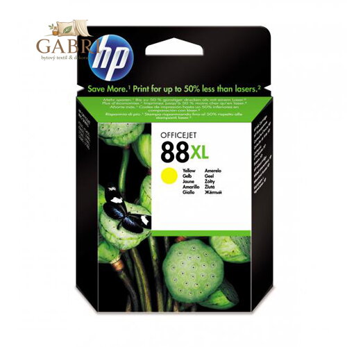 Inkoust HP C9392AE No.88XL, yellow