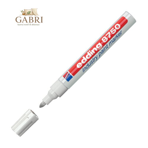 Popisovač lakový edding 8750 - bílý