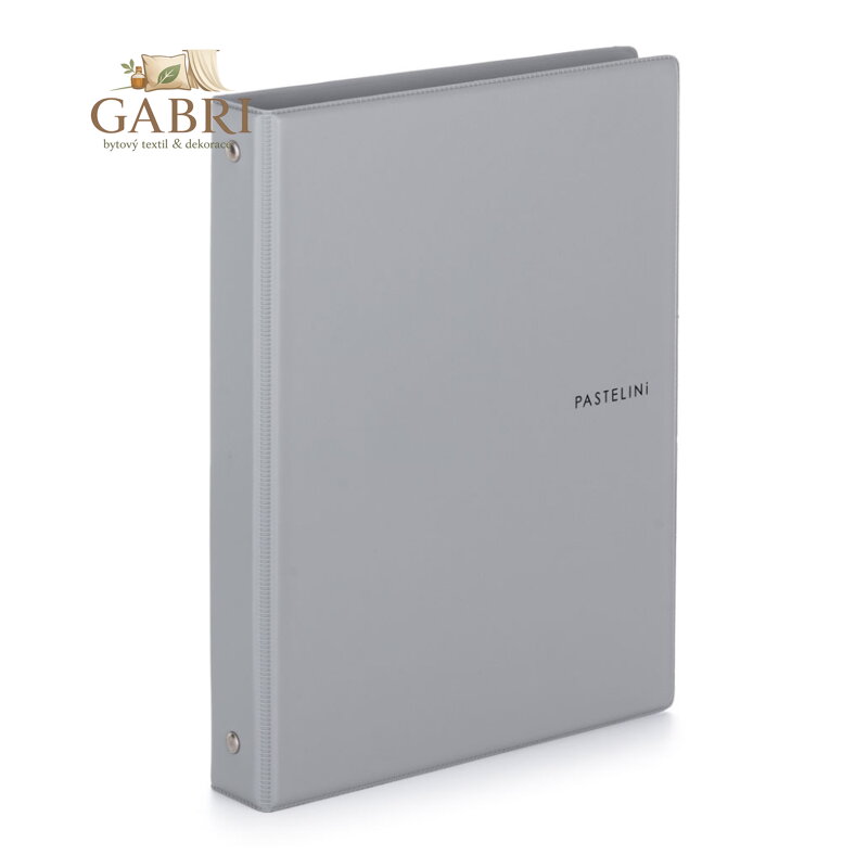 KARIS A5 PVC PASTELINI šedá