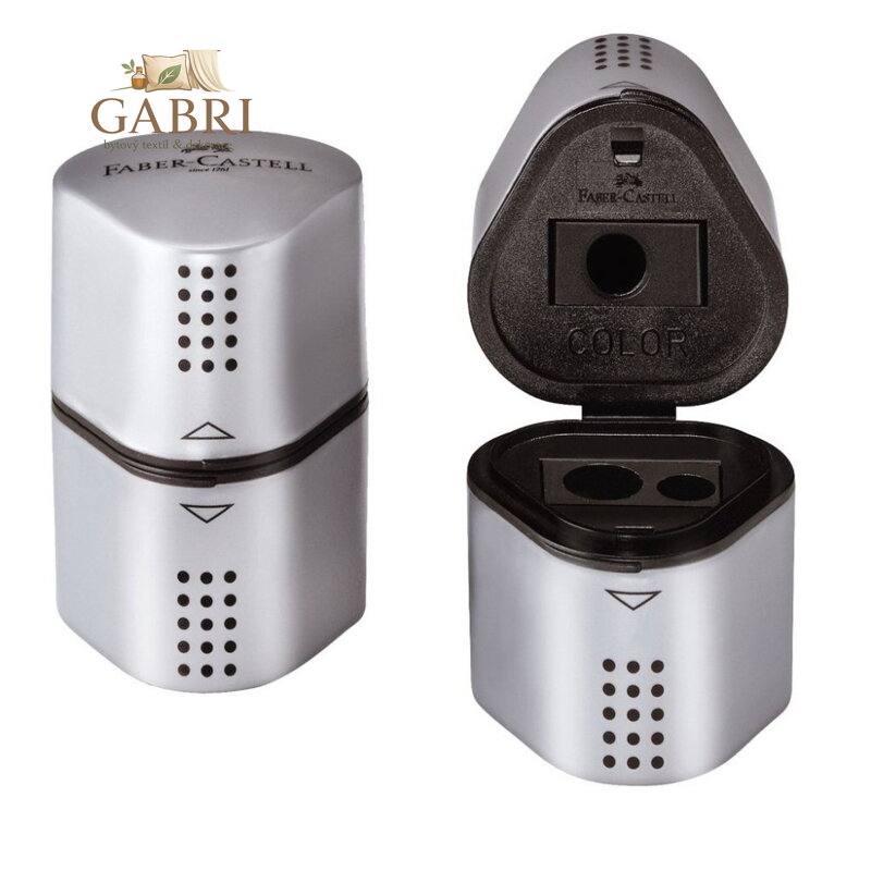 Ořezávátko Faber-Castell Trio Grip 2001- stříbrné