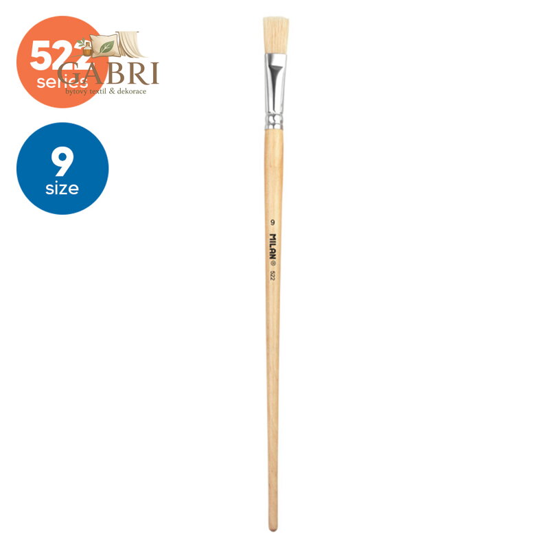 Štětec plochý MILAN č. 2 9 - 522