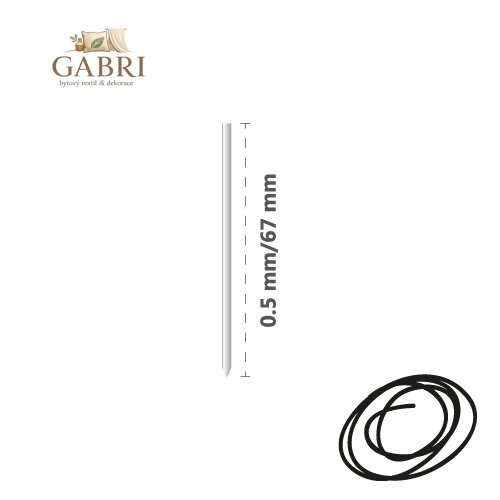 Náplň kovová R1004 (do 4-barev. pera) 0,5 mm - černá