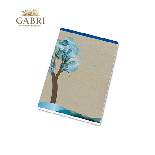 Blok A5 pozn. EKO 50l. šitý - čistý / 50 listů