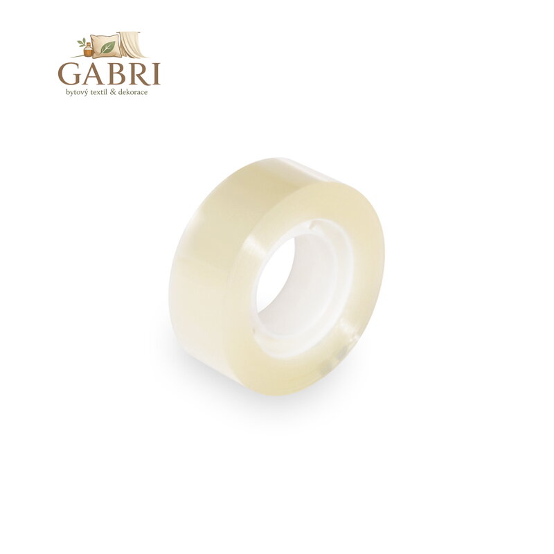 Lepící páska transparentní 19 mm x 33 m, 8 ks