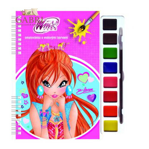 Omalovánka A5 Akim - S vodovými barvami - Strawberry