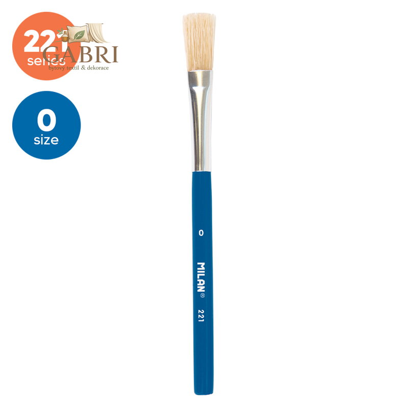 Štětec plochy MILAN č. 0 - 221