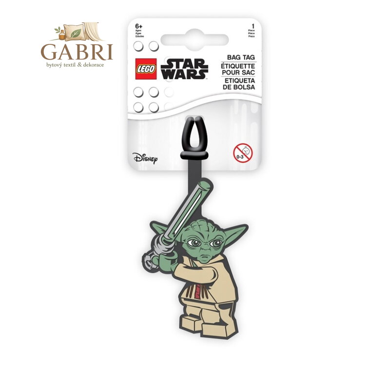 LEGO Star Wars Jmenovka na zavazadlo - Yoda