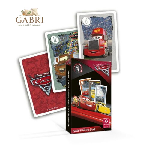 Karty hrací Černý Petr - Disney Cars