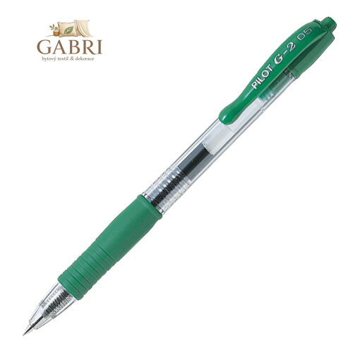 Roller gelový PILOT "G-2" zelený 0,5 mm
