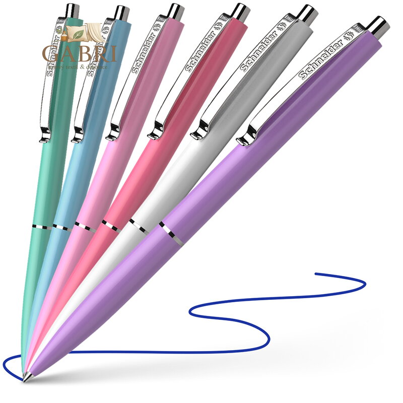 Pero kuličkové Schneider K15 Pastel - modrá náplň (mix/cena 1ks)