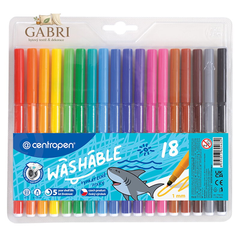 Fixy - CENTROPEN 7790 - sada 18 ks