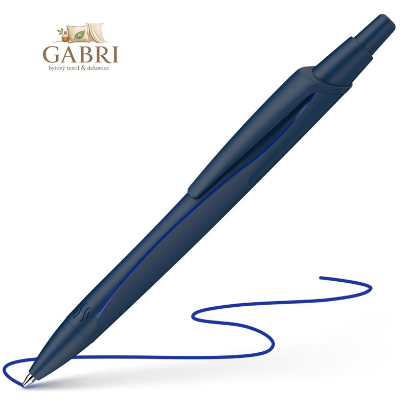 Pero kuličkové Schneider Reco modré - modrá náplň