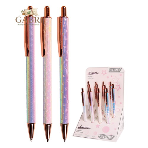 Pero kuličkové DREAM (mix /cena 1ks) modrá náplň