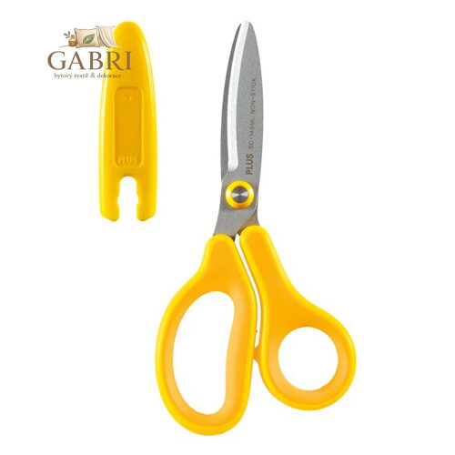Nůžky PLUS SC-145MF školní, 6 "145mm - pro leváky, žluté
