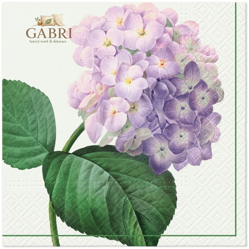 Ubrousky PAW L 33x33cm Vintage Hydrangea