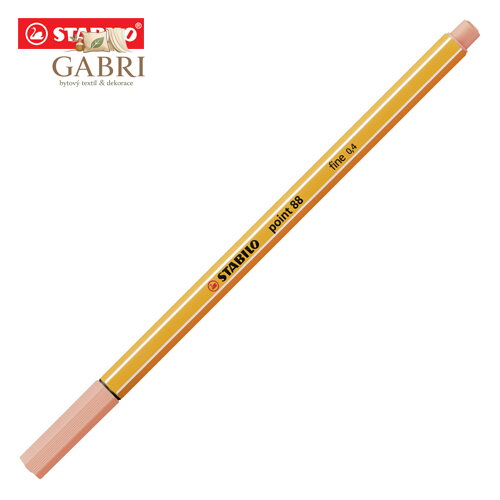 Liner STABILO point 88 apricot