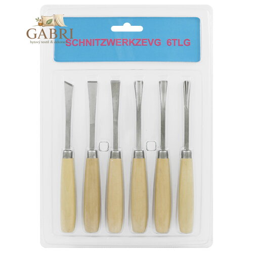 Umělecké rydla - sada 6 ks